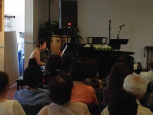 川瀬葉月チャペルコンサート at GVIC 2014
